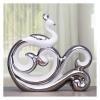 ALDEPO Sculpture Tabletop Family Art Figurines Sculptures Simple Ceramic Peacock Art Livingroom Accessories Crafts Hotel Office Furnishing Wedding Gifts Kinetic Sculpture view 1