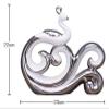 ALDEPO Sculpture Tabletop Family Art Figurines Sculptures Simple Ceramic Peacock Art Livingroom Accessories Crafts Hotel Office Furnishing Wedding Gifts Kinetic Sculpture view 2