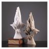 ALDEPO Sculpture Tabletop Family Art Figurines Creative Craft Living Room Office Wedding Couple Gift Accessories (Color : Natural) view 3