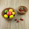 YSJX kitchen&bedroom Storage Accessories 3pcs/set Imitation Rattan Weaving Basket Storage Basket Water Fruit Basket Vegetable Basket Egg Basket Supermarket Display Basket Woven Basket view 4