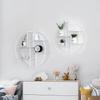 Floating Shelf, Creative Living Room/Bedroom Decoration Rack, Round Storage Rack Wall-Mounted Display Rack,White,60CM view 4