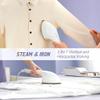 ZOKEZ Handheld Steamer for Clothes, 1500W Extra Large Soleplate, 330ml Detachable Tank, 2-in-1 Horizontal & Vertical Use, Fabric Wrinkles Remover, No Water Leak and Auto-Off view 3