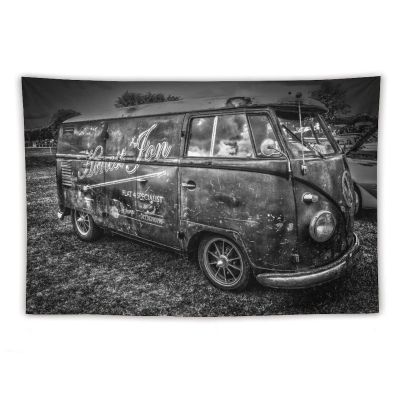 YNEE Tapestry Odd-old Car Monochrome Theme Old School Wall Decor Tapestries 40"x60"