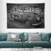 YNEE Tapestry Odd-old Car Monochrome Theme Old School Wall Decor Tapestries 40"x60" view 3