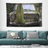 YNEE Tapestry Land Vehicle Theme Old School Wall Decor Tapestries 60"x90" view 3