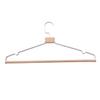5pcs Wooden Metal Hangers Heavy Duty Coat Hooks for Home Slotted Design Modern Clothing Rack 360 Rotatable Elegant view 1