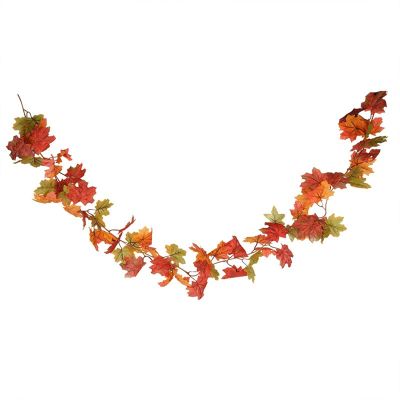 Welcome Wreath Autumn Wreath Christmas Decoration Thanksgiving Garland Window Restaurant Home Artificial Maple Leaf Decoration Wreath Door Wall, 6 Styles Artificial Eucalyptus Wreath (Size : B)