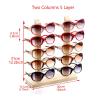 NOBRIM Glasses Holder Sunglasses Display Stand Glasses Storage Rack Sunglasses Organizer Holder Jewelry Display Rack Eyeglasses Display Stand Desktop Ornament view 2