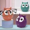 NOBRIM Glasses Holder 1pcs Creative Plastic Cute Owl Music Box Household Decor Ornaments Phone Glasses Card Storage Rack Kid Xmas Birthday Gift Random Eyeglasses Display Stand Desktop Ornament view 2