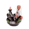Incense Burner Creative Home Furnishing Zen Buddhist Monk Incense Burner Fengshui Ornaments Tea Pet Ashtray with 20 Incense Cones Incense Holders view 1