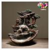 Incense Burner Incense Censer Waterfall Backflow Incense Burner Zen Resin Rockery Water Flowing Mountain View Ornaments with 20Pcs Incense Cones Incense Holders ( Color : PUAA and 20Incense ) view 4