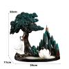 Incense Burner Flowing Water Rockery Waterfall Backflow Incense Burner Incense Diffuser Home Desktop Decorations Ornaments 20Cones Incense Holders view 2
