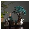 Incense Burner Flowing Water Rockery Waterfall Backflow Incense Burner Incense Diffuser Home Desktop Decorations Ornaments 20Cones Incense Holders view 3