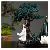 Incense Burner Flowing Water Rockery Waterfall Backflow Incense Burner Incense Diffuser Home Desktop Decorations Ornaments 20Cones Incense Holders view 4