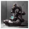 Incense Burner Ceramic Backflow Dragon Incense Burner Creative Home Decor Dragon Burner Censer with Lucky Crystal Ball Incense Holders view 4
