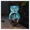 Incense Burner Desktop Decoration Ceramic Owl Aroma Diffuser Backflow Incense Fountain Waterfall Incense Burner with 20Pcs Cones Incense Holders ( Color : SZ242 and 20Cones ) view 1