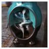 Incense Burner Desktop Decoration Ceramic Owl Aroma Diffuser Backflow Incense Fountain Waterfall Incense Burner with 20Pcs Cones Incense Holders ( Color : SZ242 and 20Cones ) view 3