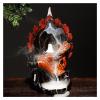 Incense Burner Handmade Zen Ceramic Incense Burner Fancy Decorations Feng Shui Ornaments +10Incense Cones Incense Holders view 4