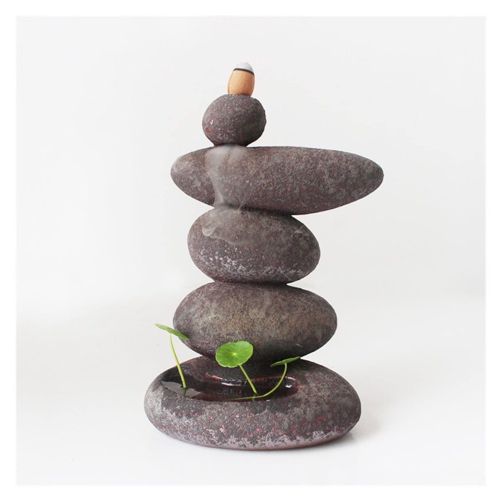 Incense Burner Incense Burner Incense Backflow Incense Burner with 10pcs Incense Cones Backflow Incense Burner Small Incense Holder Incense Holders