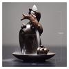 Incense Burner Ashtray Classic Chinese Style Home Decoration Ceramic Waterfall Backflow Incense Burner Fish Play Water 20 Incense Cones Incense Holders view 2