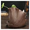Incense Burner Purple Sand Handicraft Lotus Buddha Backflow Incense Burner Incense Stick Holder Buddha Ceramic Censer Tea Pet with 20Pcs Cones Incense Holders ( Color : Yellow with 20cones ) view 4