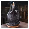 Incense Burner Mascot Dragon with Ball Waterfall Backflow Incense Burner with 20 Cones Incense Stick Holder Aromatherapy Ornament Zen Incense Holders ( Color : B with 20 Cones ) view 3