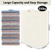 Bonuci 3 Pcs Laundry Sorter Replacement Bags Hamper Cart Removable Replacement Laundry Storage Organizer Bag Hamper Liner, No Hooks 14.76 x 8.66 x 21.65 Inch (Beige,Gray,Black) view 3