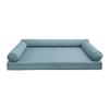 |SLIPCOVER ONLY| V6 Velvet Indoor Daybed Mattress Pillow Pipe Trim Twin AD355 view 2