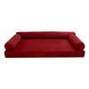 |SLIPCOVER ONLY| V6 Velvet Indoor Daybed Mattress Pillow Pipe Trim Twin AD369 view 2