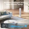 Dreo Tower Fan for Bedroom, 25ft/s Smart Standing Fans, 90 Oscillating Floor Fan with 4 Modes, 4 Speeds, 8H Timer, 28dB, Bladeless, Remote, 28 dB, Works with WiFi Voice Control view 4