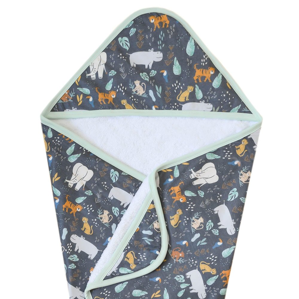 Copper Pearl Hooded Bath Towels Premium Knit/Terry Cloth Baby Towels with Hood, Pockets, and Cool Designs - Great to Gift and Make Bath Time Fun - Baby Bath Towel, Bengal
