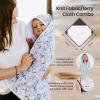 Copper Pearl Hooded Bath Towels Premium Knit/Terry Cloth Baby Towels with Hood, Pockets, and Cool Designs - Great to Gift and Make Bath Time Fun - Baby Bath Towel, Pecan view 3