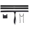 14'' Shower Squeegee, TOOVEM Squeegee for Shower Glass Door for Glass Doors, Windows, Bathroom, Car Windshield, Black view 1