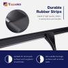 14'' Shower Squeegee, TOOVEM Squeegee for Shower Glass Door for Glass Doors, Windows, Bathroom, Car Windshield, Black view 3