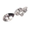 Keystone KI055367 Brass Cutlery, Dessert Spoon, Mandarin Flower, Silver, W 1.1 x D 0.3 x H 3.4 inches (2.8 x 0.8 x 8.7 cm) view 1
