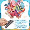 LEIFIDE 24 Pcs Ocean Cruise Door Decorations Magnetic Sea Animal Car Magnets Fish Fridge Magnets for Door Animal Turtle Crab Stickers Reusable Water Resistant Carnival Cruise Party Supplies Favors view 2