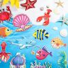 LEIFIDE 24 Pcs Ocean Cruise Door Decorations Magnetic Sea Animal Car Magnets Fish Fridge Magnets for Door Animal Turtle Crab Stickers Reusable Water Resistant Carnival Cruise Party Supplies Favors view 3