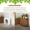 Air Conditioner Rack Outdoor Air Conditioning Cover Privacy Screen Anti-Corrosion Air Conditioner Fence Brown Plant Stand Air Conditioner Decorative Screen Shutter Design /Weather-Resistant ( Size : 3 view 2