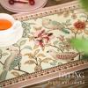 patdrea Velvet French Table Runner Farmhouse for Home Kitchen Dining Decor Parties Family Dinners Wedding 12"*63" view 3