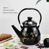 LIOONS Tea Kettle Creative Teakettle Thickened Enamel Whistle Kettle Safe Large Capacity Suitable for Induction Cooker Teapot 2.8l/94.6oz Easy to Clean view 3