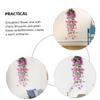 Abaodam 4pcs Hanging Fake Rattan Garland for Decor Decoration Wall Blossoms Artificial Wisteria Decorations Garden Background Arch Baskets Cherry Party Basket Wedding Vine Cm with Flowers view 2