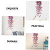 Abaodam 4pcs Hanging Fake Rattan Garland for Decor Decoration Wall Blossoms Artificial Wisteria Decorations Garden Background Arch Baskets Cherry Party Basket Wedding Vine Cm with Flowers view 3