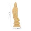Homoyoyo Tabletop Ornament Wooden Sculpture Buddhist Statue Home Decor Unique Design view 2