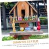 Homoyoyo Tabletop Ornament Wooden Sculpture Buddhist Statue Home Decor Unique Design view 4