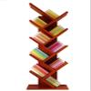FEHUN Small Bookshelf for Kids Wood Tree Storage Shelf Floor Standing Bookcase Organizer for Living Room view 1