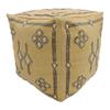 Trade Star 100% Cotton Pouf Cover Handloomed Pouf for Living Room Handcrafted Ottoman Floor Pillow Cover Thick Cotton Seating Pouffe Decor Luxurious Sabra Kilim Case Highly Durable view 1