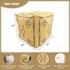 Trade Star 100% Cotton Pouf Cover Handloomed Pouf for Living Room Handcrafted Ottoman Floor Pillow Cover Thick Cotton Seating Pouffe Decor Luxurious Sabra Kilim Case Highly Durable view 3