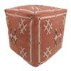 Trade Star Luxurious Sabra Kilim Pouf Cover Highly Durable Thick Cotton Seating Pouffe Designer Pouf Cover Stylish Footrest Pouf for Living Room Decor Handcrafted Ottoman Floor Pillow Cover view 1