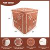 Trade Star Luxurious Sabra Kilim Pouf Cover Highly Durable Thick Cotton Seating Pouffe Designer Pouf Cover Stylish Footrest Pouf for Living Room Decor Handcrafted Ottoman Floor Pillow Cover view 3