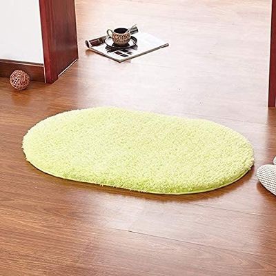 Bath MatThicken Memory Rugs Toilet Bathtub Room Living Room Door Bathroom Absorbent Foot Floor Mats Water-absorbent anti-slip mat for bathroom and bathroom ( Color : Dark Gray , Size : 400MMx600MM )